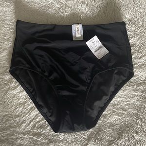 J.CREW - W’s black high waisted bathing suit bottom